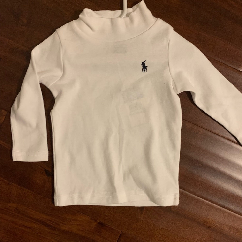 NWT polo Ralph Lauren long sleeve white turtle neck